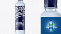 708+ 500ml Blue PET Water Bottle PSD Mockup High-Quality Design Free PSD