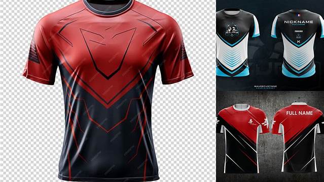 7086+ Esport Jersey Template Psd Editable Design File