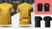 709+ T-shirt Mockup Front And Back Digital Download