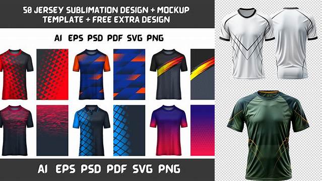 7098+ Sublimation Jersey Template Psd Professional PSD Resource