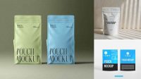 7099+ Matte Pouch PSD Mockup Editable Mockup PSD