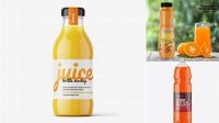 7101+ Orange Soft Drink Bottle PSD Mockup Unique Free Photoshop Files