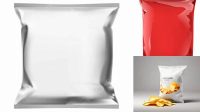 7106+ Chip Bag Mockup Png Include TIFF