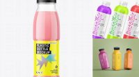 7110+ Clear Plastic Smoothie Bottle PSD Mockup Download Free