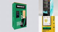 7115+ Free Vending Machine Mockup Stylish Free PSD