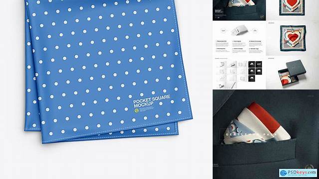 7115+ Pocket Square Mockup Free PSD