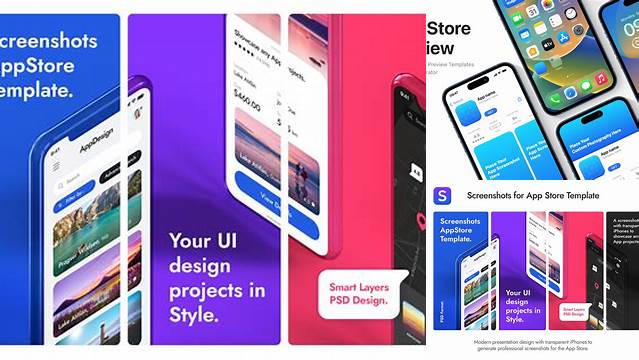 712+ App Store Preview Template Psd Download Free