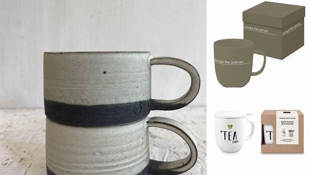 7120+ Matte Mug With Tea Bag & Spoon PSD Mockup Exclusive Editable PSD File