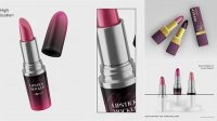 7122+ Opened Glossy Lipstick PSD Mockup Stylish PSD for Free