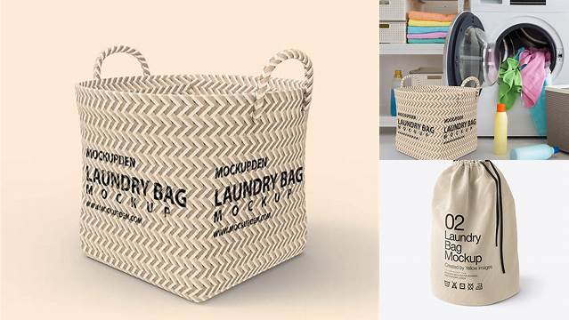 713+ Laundry Bag Mockup Creative Design Mockup