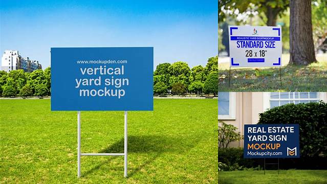 7130+ Yard Sign Mockup Free Exclusive Free PSD