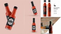 7132+ Hot Sauce Mockup Free Versatile Photoshop File