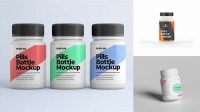 7133+ Clear Bottle with Pills PSD Mockup Digital Resource Free Download