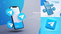 7135+ Mockup Telegram Free PSD