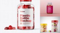 7139+ Gummies Bottle Mockup Free PSD Free Download