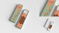 7139+ Incense Sticks Box Mockup Free Download Include TIFF