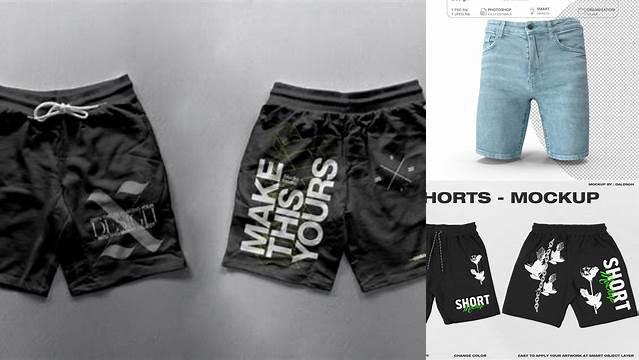 714+ Shorts Mockup High-Quality PSD Files