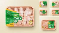 7140+ Chicken Packaging Mockup High-Quality PSD Files