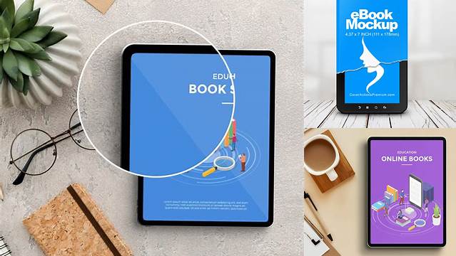 7144+ Ebook Cover Mockup Free Download High-Resolution PSD Download