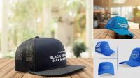 7145+ Trucker Hat Mockup Free PSD Free Download