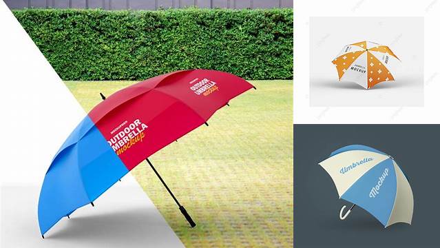 7149+ Outdoor Umbrella Mockup Free PSD File Download