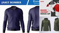 7151+ Mockup Jaket Motor For Free Download