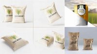 7155+ Rice Bag Mockup Free Psd Best for Showcase