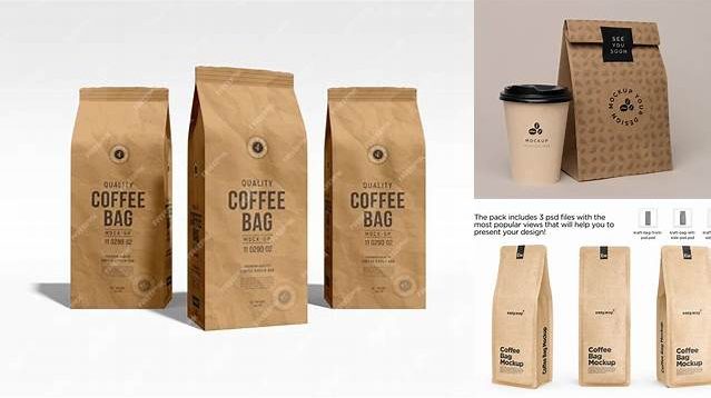 716+ Kraft Paper Coffee Bag PSD Mockup Download Free Premium Design PSD