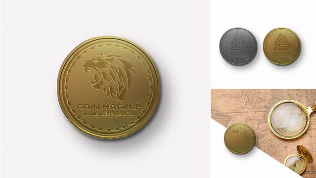 7165+ Coin Mockup Free Download Unique Free Photoshop Files