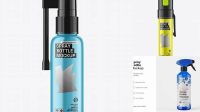 7169+ Open Matte Metallic Spray Bottle PSD Mockup High-Quality Digital Mockup Resource