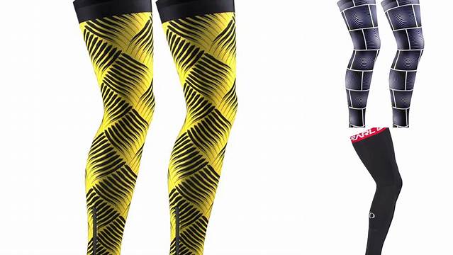 7175+ Cycling Leg Warmer PSD Mockup Side View Versatile Photoshop File