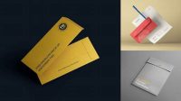 7178+ Leather Folder with Papers and Envelope PSD Mockup Exclusive Free Creative Resource