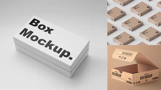 7178+ Textured Box PSD Mockup Exclusive PSD Design Freebie