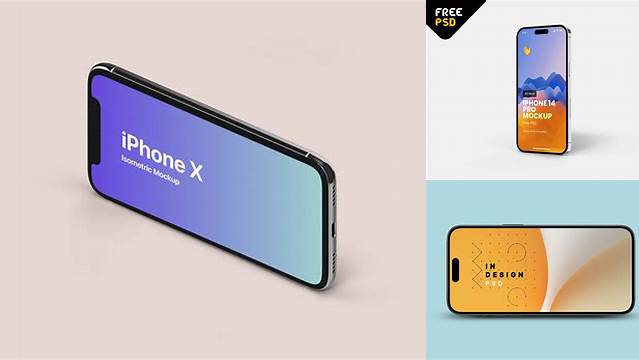 718+ Iphone Mockup Horizontal Downloadable PSD Design Template