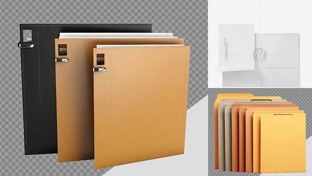 718+ Matte Folder with Papers Download Professional PSD