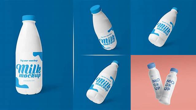 7183+ Plastic Bottle for Dairy Products PSD Mockup Free Professional PSD Download