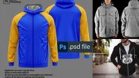 7184+ Mockup Jaket Parasut Psd Smart PNG Image