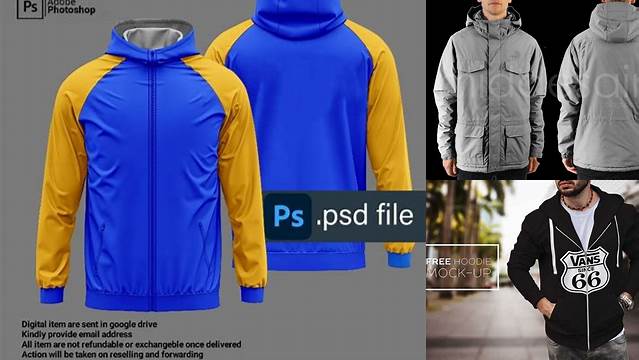 7184+ Mockup Jaket Parasut Psd Smart PNG Image