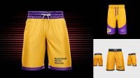 7188+ Basketball Shorts Mock Up Download Free PSD