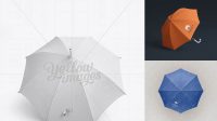 720+ Open Umbrella PSD Mockup Front View High-Quality Digital Mockup Resource