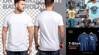 7211+ T Shirt Mockup Front And Back Psd Customizable PSD