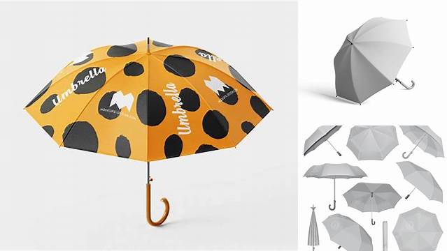 7211+ Umbrella Mockup Smart PNG Image