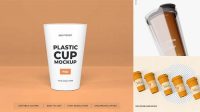 7214+ Reusable Plastic Cup Mockup Fully Editable PSD Template