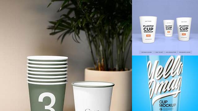 7221+ Mockup Ecocup PSD Free Download