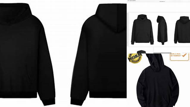 7227+ Mockup Hoodie Hitam Polos For Free Download