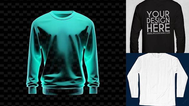 7230+ Mockup Baju Lengan Panjang Psd Fully Layered PSD Freebie