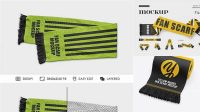 7234+ Fan Scarf Mockup Free Hight Resolution