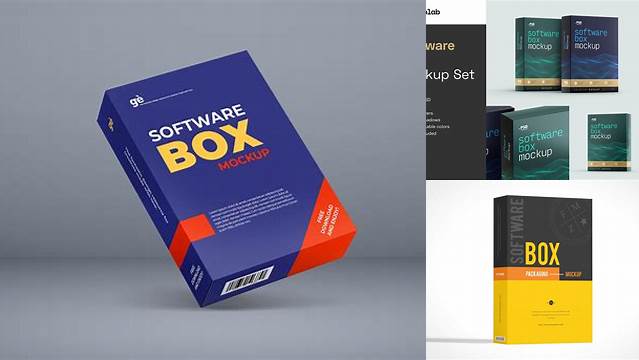 7235+ Software Box Mockup Free Graphic Mockup PSD