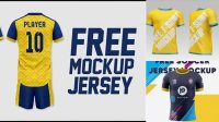 7236+ Mockup Jersey Corel Free PSD Mockup Resource