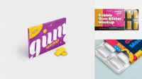 7237+ Chewing Gum Mockup Free PSD Download